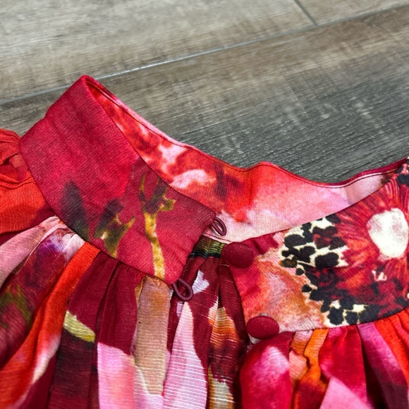 Hemant and Nandita Tuhi belt short linen blend dress NWT - Picture 6 of 6